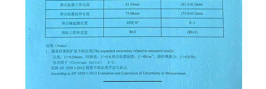 检定证书结果第3页(样版)